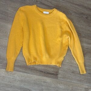 Elodie Mustard Yellow Crew Neck Sweater